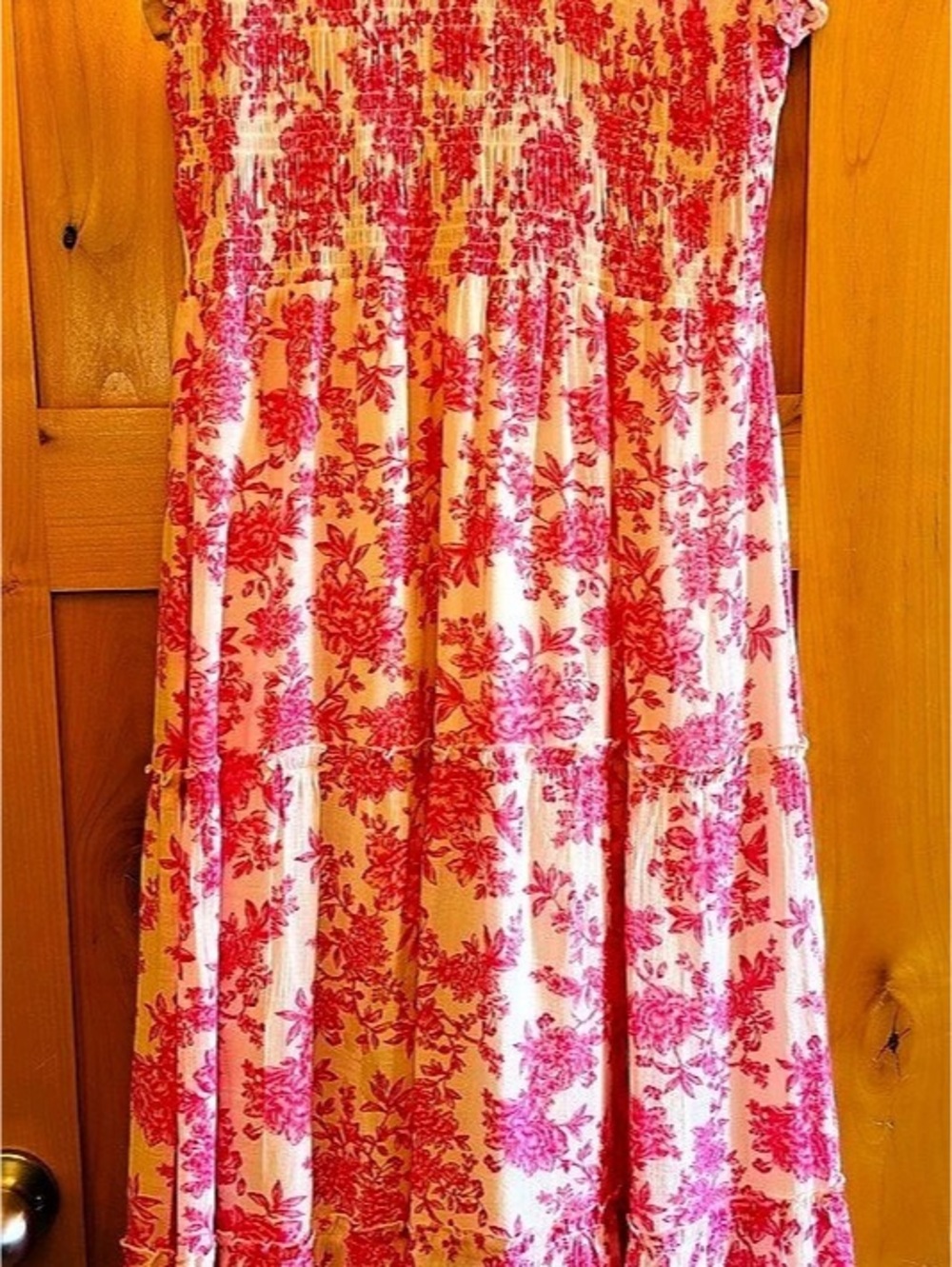Nanette Lepore Floral Maxi Dress in Pink & White